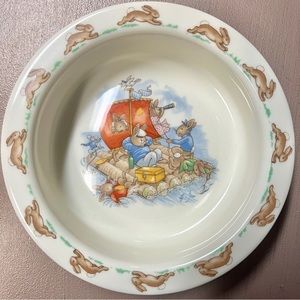 Vintage Bunnykins Royal Doulton 1936 Child's Bowl